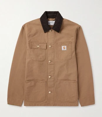 Carhartt WIP summer Michigan jacket in light brown size  Medium RRP £145 - Image 1 of 4