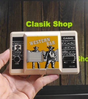 Reloj WESTERN BAR CASIO GAME PROBADO Y FUNCIONANDO CG-300 Japón 1984 SKU 021 Foto 1 de 4