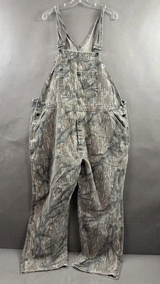 Baberos de Colección Roble Mossy Para Hombres XXL Original Camuflaje Hecho en EE. UU. Hoja de Árbol Caza Foto 1 de 4