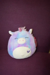Squishmallows Kellytoy Aurora The Tie Dye Unicorn 8" Plush w/tag D5 - Picture 1 of 3