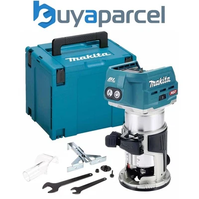 Makita RT001GZ20 40V MAX XGT Cordless Brushless Laminate Router Trimmer + Makpac - Image 1 of 4