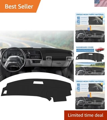 Breathable Dash Cover for 1989-94 Ford Ranger & Mazda, Nonslip Black Protector Foto 1 de 4