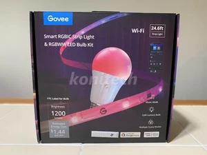 Govee H1011AD1 Smart RGBIC Strip Light w/ RGBWW LED Bulb Kit - Picture 1 of 2
