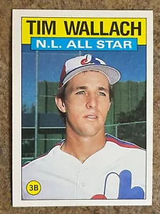 1986 #703 N.L. All-Star Tim Wallach - Montreal Expos - Picture 1 of 2