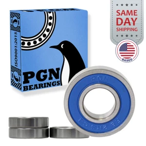 (4) R8-2RS Premium Rubber Seal Ball Bearing C3, 1/2"x1-1/8"x5/16", R8rs - Picture 1 of 11