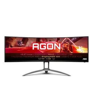 AOC B2 AG493UCX2 computer monitor 124 cm (48.8") 5120 x 1440 pixels Quad HD LED - Picture 1 of 12