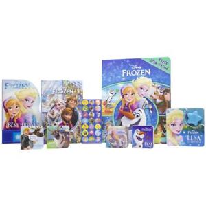 Disney Frozen Deluxe Read and Play Gift Set, 2 Sound & 4 Chunky Books & Stickers