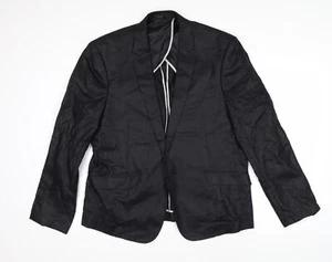 Chaqueta Blazer Linea Hombre Negra Talla XL Botón - Imagen 1 de 10