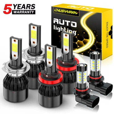 Para Hyundai Veracruz 2007-2011 6x faros LED altos / bajos + bombillas antiniebla Foto 1 de 4