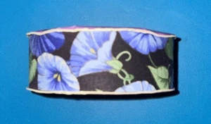 Roll Morning Glory Fiore Nastro Blu Favoloso Fiocco Maestro - Foto 1 di 6