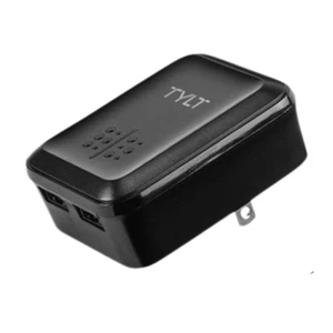 Tylt Dual Port USB Wall Charger 2.4A Power Charging and USB-C Cable Universal - Picture 1 of 13