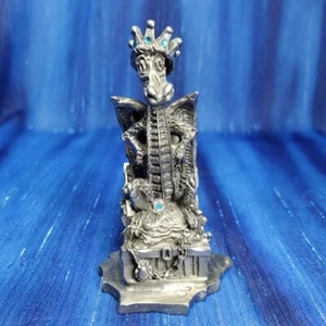 Mine, Mine, Mine Dragon with Treasure Pewter Figurine US Made Rawcliffe *NEW* - Picture 1 of 13