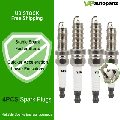 4× Double Iridium Spark Plugs For 2017-2018 Toyota For Corolla iM 1.8L L4 - Image 1 of 4