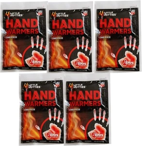 Little Hotties Hand Warmers Up to 8 hours of heat Air-activated (5 Pairs) - Picture 1 of 3