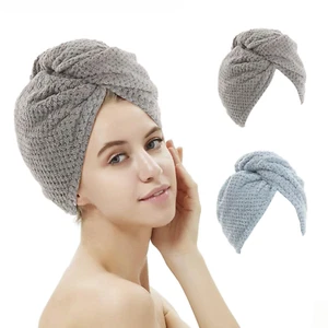 2 Pack Anti-Frizz Microfiber Hair Towel Wrap - Quick-Dry Hair Towels for Women - Picture 1 of 6