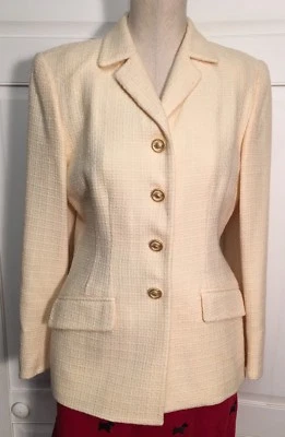 NWOT Ann Taylor Yellow SZ 4 Womens Button Front Jacket - Изображение 1 из 4