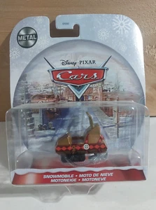 DISNEY CARS 2021 CHRISTMAS HOLIDAY SERIES SNOWMOBILE BRAND NEW FREE US SHIPPING - Picture 1 of 3