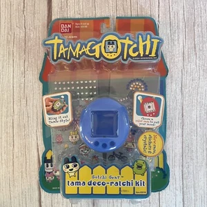 Tamagotchi Tama Deco-Ratchi Kit Gotchi Gear Blue Case Stickers Bling Y2K NEW NOS - Picture 1 of 7