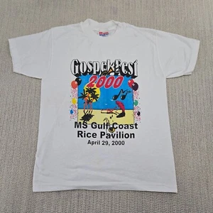 Vintage Gospel Fest 2000 Shirt Kids Youth Medium White Jesus Tee Mississippi - Picture 1 of 9