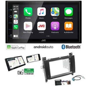JVC Autoradio Apple CarPlay für Mercedes Benz Vito Viano 2006-2014 Quadlock - Bild 1 von 8