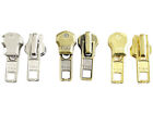 YKK Zipper Repair Kit Solution #7 Auto Lock Sliders Aluminum, Antique or Brass