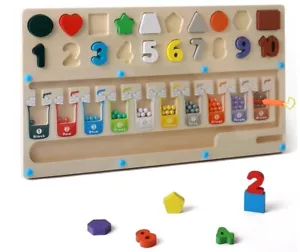 3 in 1 Educational Magnetic Color and Number Maze, Montessori Toys/ Preschool - Picture 1 of 3