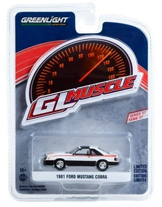 1:64 GreenLight *GL MUSCLE R27* Polar White 1981 Ford Mustang Cobra *NIP* - Picture 1 of 1