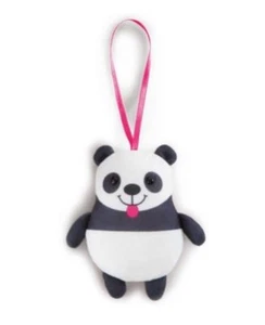 NICI 40867 - Colgante Jolly Cortacésped Panda 2D, aprox. 12 cm, negro / blanco - Imagen 1 de 3