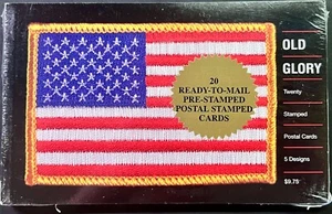 Scott#: UX390-UX394 - Sealed Set - Old Glory - Set of 20 Postal Cards - Picture 1 of 2