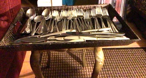 58 Stück Edelstahl Messer, Gabeln und Löffel ohne Etui - Bild 1 von 4