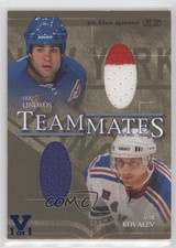 2003-04 In the Game-Used Signature Series 1/1 Eric Lindros Alex Kovalev HOF 01qm
