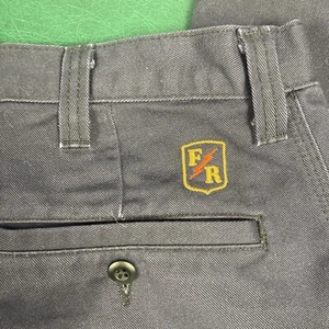 Riverside FR Cargo Pants Mens 34x34 Blue Ultra-Soft HRC2 6-Pocket Workwear - Picture 1 of 10