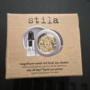 Stila Magnificent Metals Foil Finish Eye shadow Vintage Black Gold No Primer NIB - Picture 1 of 2