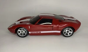 RC Nikko Ford GT RC 1:16 Scale Red W/White Stripes Car Radio Control - No Remote - Picture 1 of 15