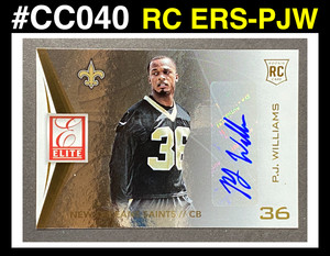 2015 Donruss Elite Auto cc040 #ERS-PJW P.J. Williams