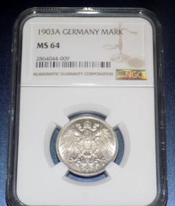 GERMAN EMPIRE 1903A GERMANY MARK NGC MS64 MS 64 Certified Uncirculated Coin - Picture 1 of 4