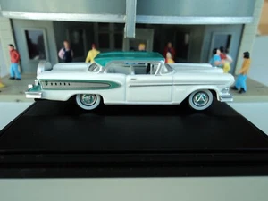 Oxford 1958 Edsel Citation blanco/turquesa 1/87 coche diecast HO - Imagen 1 de 7