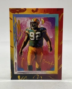 1997 Topps Gallery Peter Max Reggie White #PM6 Green Bay Packers HOF - Picture 1 of 4