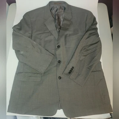 Mens Tasso Elba Wool Blazer Size R46 Gray - Image 1 of 4