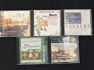 Lot Of 5 Classical Albums Classical Italy Vivaldi Strauss Bach Canadian - Bild 1 von 6