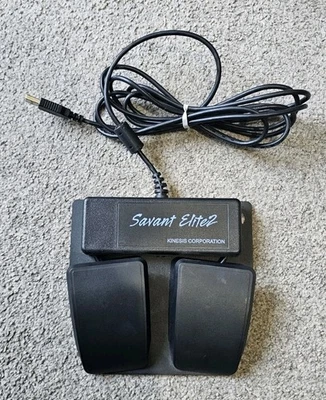 USB Foot Pedal - Programme Custom, Savant Elite2 Dual Pedal with Additional Jack - Image 1 of 3