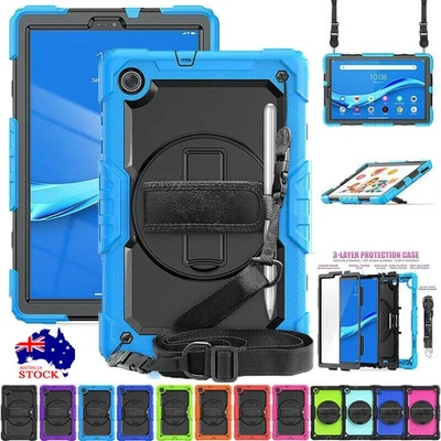 Funda para niños Lenovo Tab M8 M10 HD FHD M11 a prueba de golpes resistente con soporte de goma cubierta Foto 1 de 4