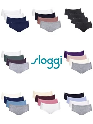 Sloggi MIDI Briefs Knickers Basic+ 4 Pack 95% Cotton Lingerie Mid Rise - Изображение 1 из 3
