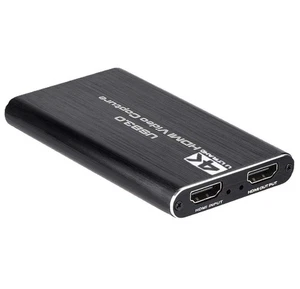 USB 3.0 Game Capture Card 4K HD Audio Videoaufnahmekarte HDMI Videoaufnahmegerät - Bild 1 von 10
