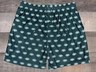 NEW YORK JETS NFL EQUIPO ROPA SOBRE ESTAMPADO ROPA PARA DORMIR PIJAMA PANTALONES CORTOS PARA HOMBRE XL NUEVO SIN ETIQUETAS Foto 1 de 2