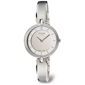 Boccia Titan Damen Armbanduhr Uhr Titan 3164-01 Spange Halbspange Titanband - Bild 1 von 1