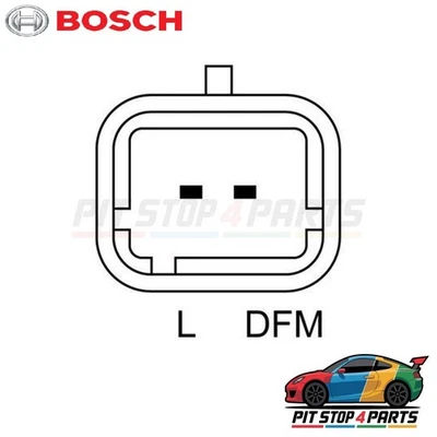Bosch 0986080660 Alternator 171 mm Fits Citroën C5 2004-2008 5705JF - Image 1 of 4