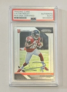 Calvin Ridley Autograph Signed 2018 Panini Prizm - PSA/DNA - Picture 1 of 2