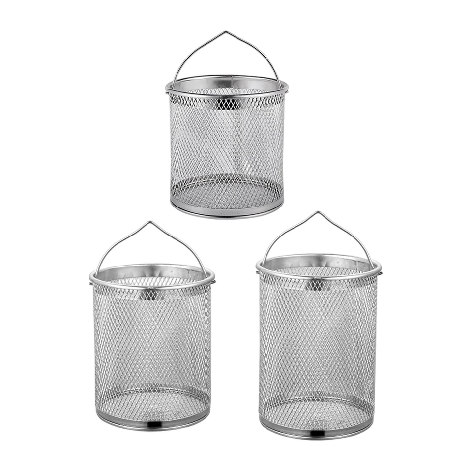 Edelstahl Frittierkorb Sieb Mehrzweck Nudelsieb Öl Topf Korb - Bild 1 von 1