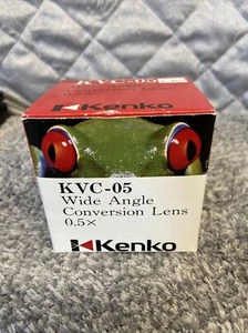 Lente de conversión Kenko 0,5x KVC-05 gran angular nueva caja abierta - Imagen 1 de 12